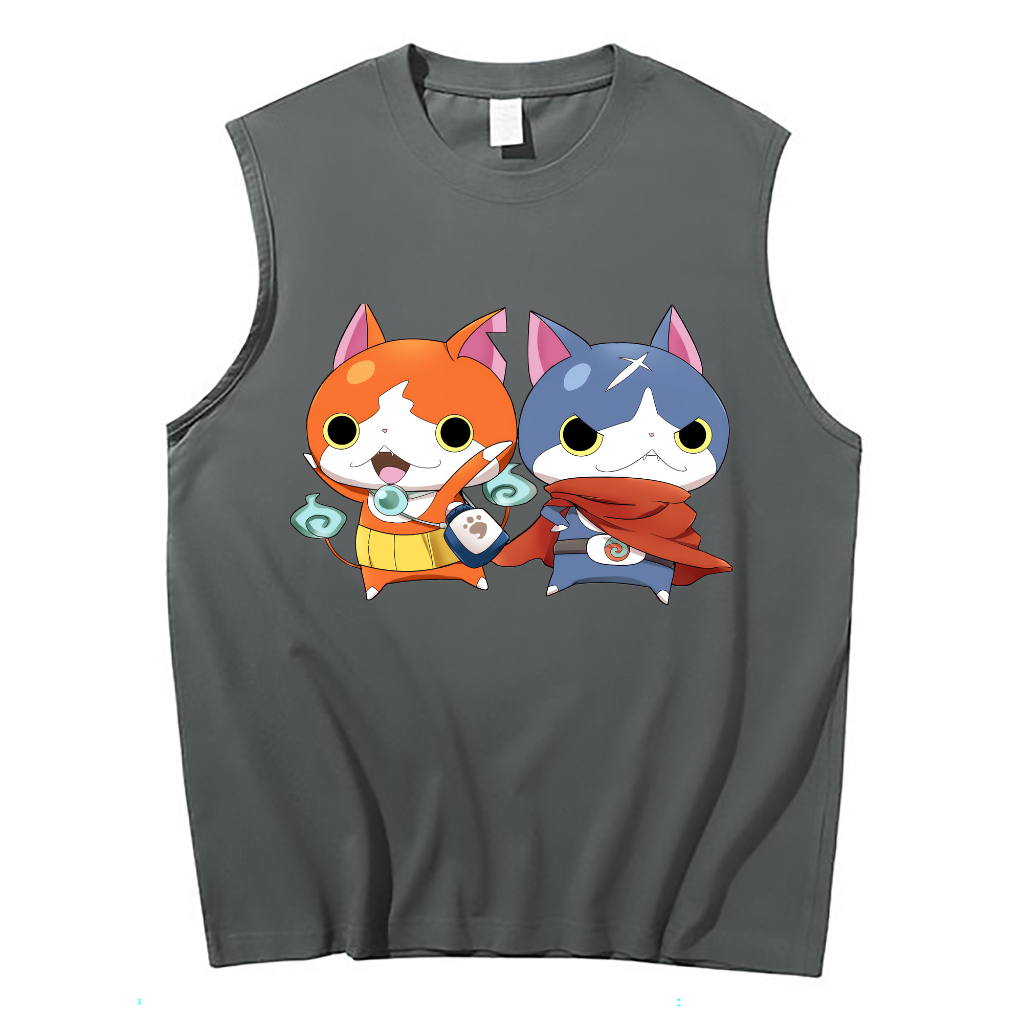 （画像用） 妖怪ウォッチ Yo-kai Watch コットン100％タンクトップ（フロントプリント）